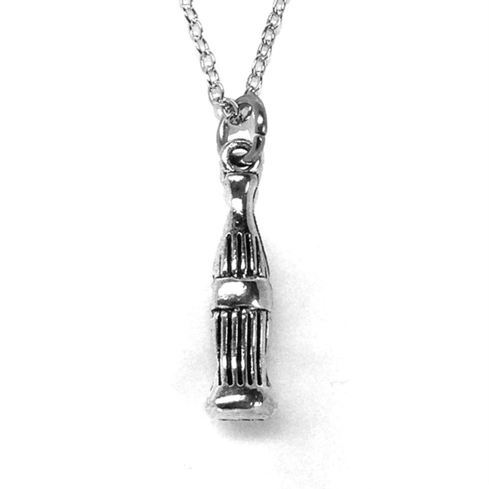 Soda Bottle Drink Charm Necklace